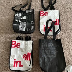 4 reusable lulu lemon bags